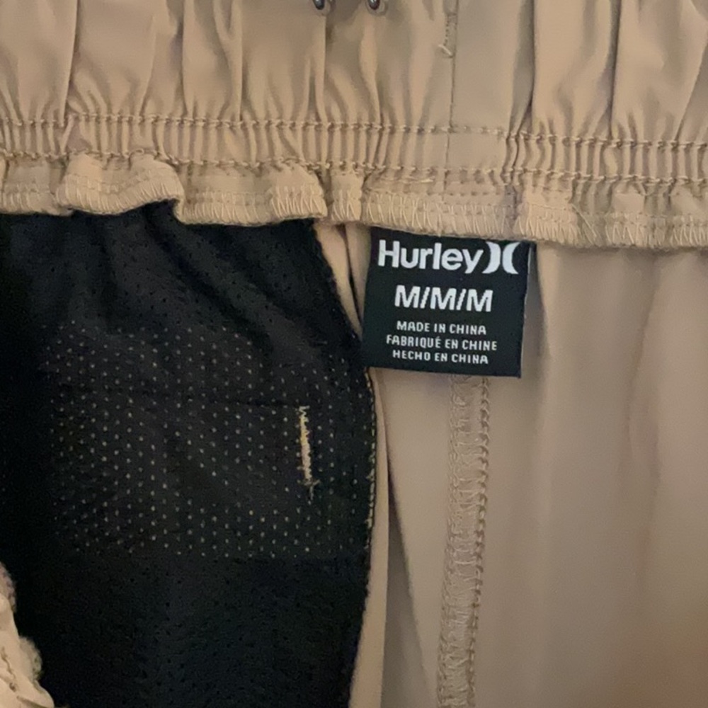Hurley Active Jogger Exist New Lt Warp Knit Pant, Size M, Bristlecone/Tan, NWT - Picture 7 of 11
